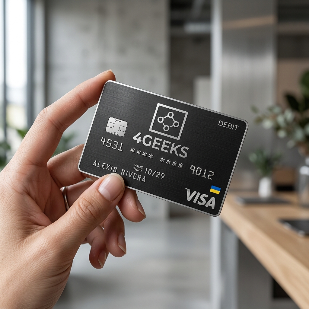Tarjeta Visa 4Geeks
