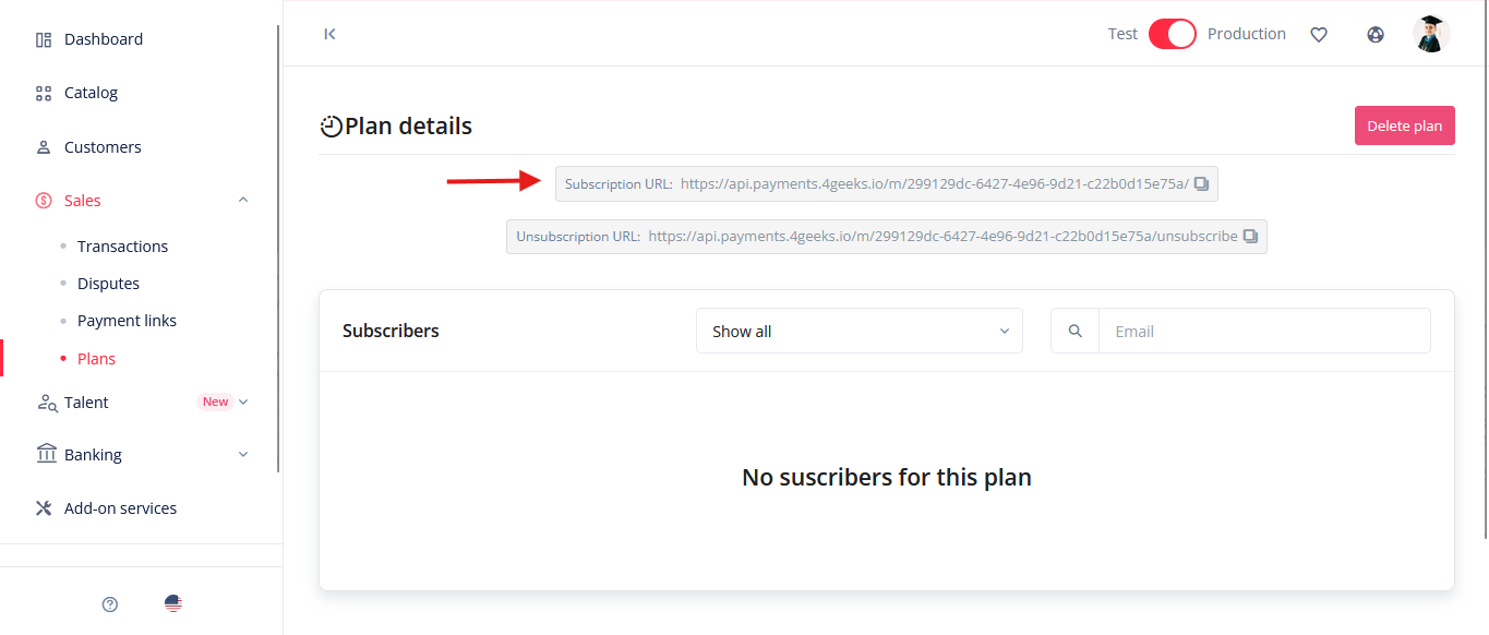 Subscription link