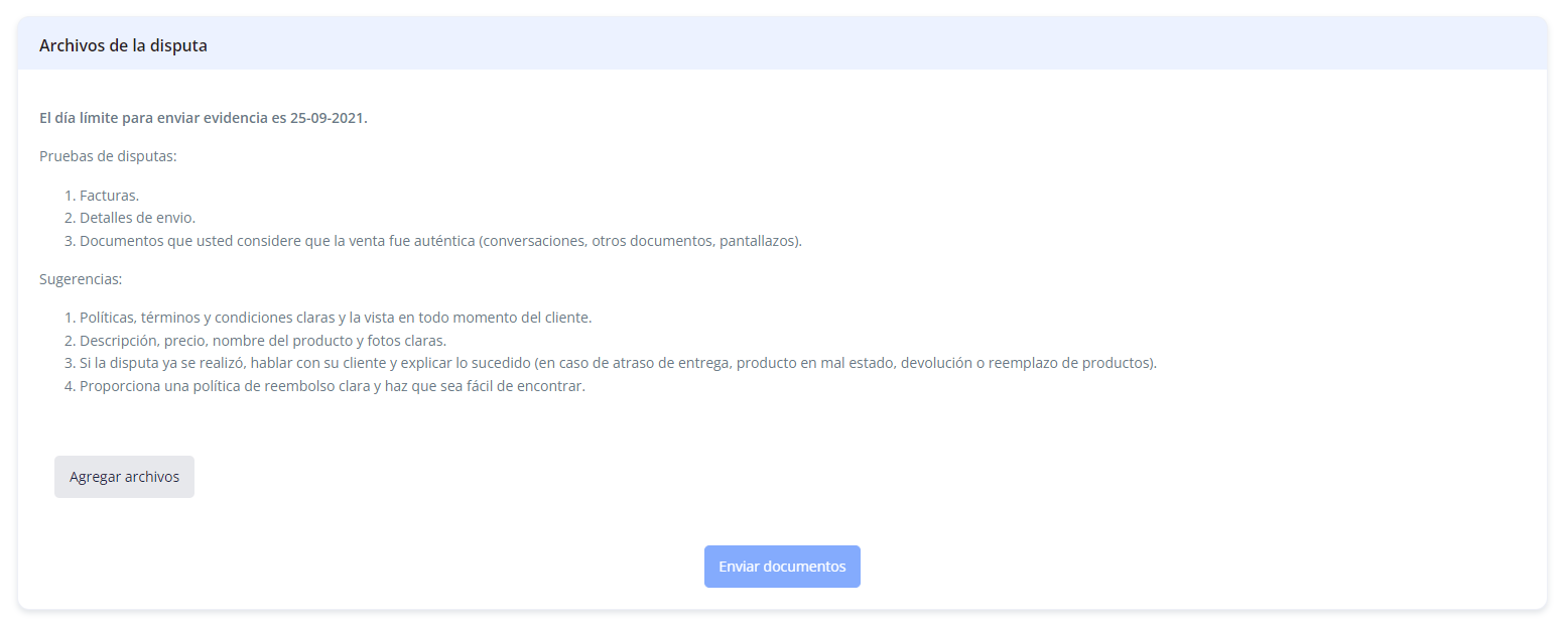 Carica file controversia